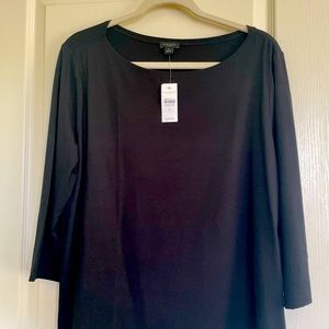 Ann Taylor Factory 3/4 Sleeve Boatneck Top-NWT